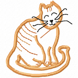 Cats Embroidery Design 12 Cats Embroidery Design 12